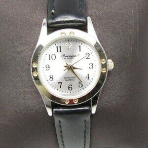 Women's Precision by Gruen Diamond Analog 25mm Dial Watch (D336)
